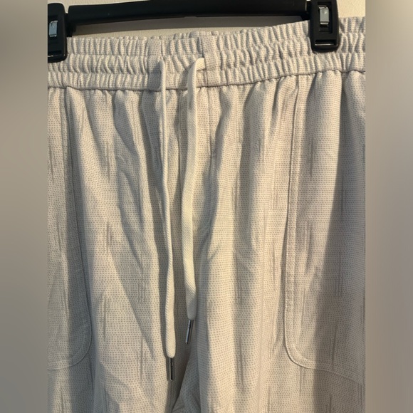 Athleta Pants Womens White Gray Farallon Jogger Printed Magic Metropolis 22/26 - Picture 2 of 14